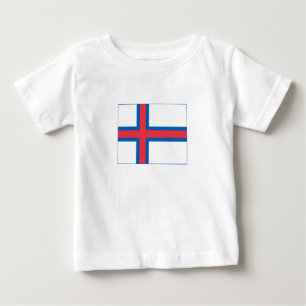 Faroe Islands Flag Baby T-Shirt