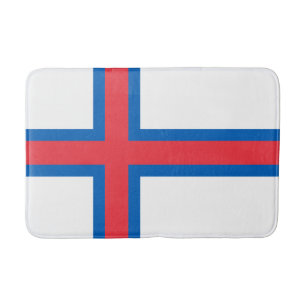 Faroe Islands Flag Bath Mat