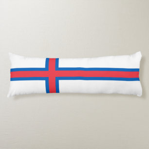 Faroe Islands flag Body Cushion