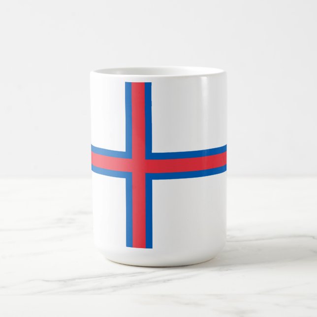 Faroe Islands flag Coffee Mug (Center)