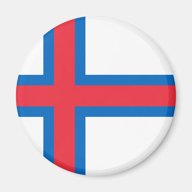 Faroe Islands Flag FO Magnet (Front)