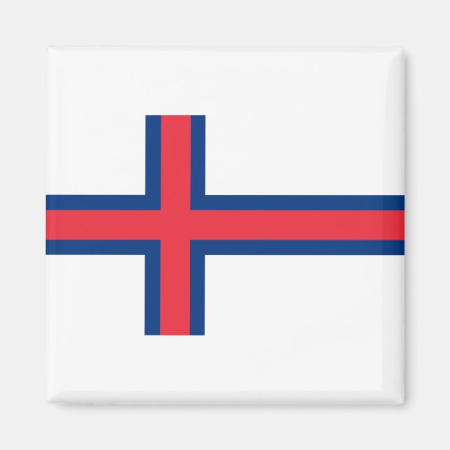 Faroe Islands Flag Magnet (Front)