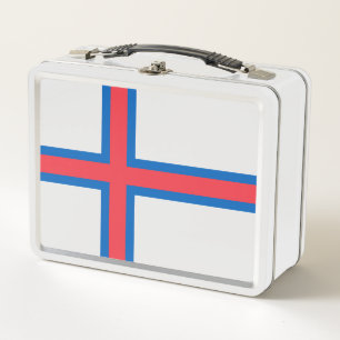 Faroe Islands flag Metal Lunch Box
