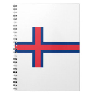 Faroe Islands Flag Notebook