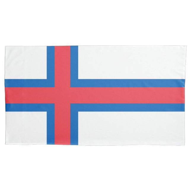 Faroe Islands flag Pillowcase (Front)