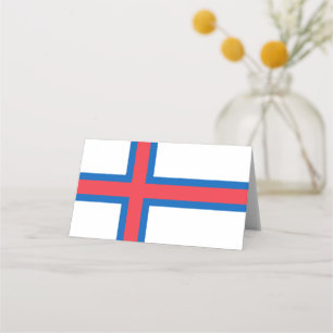 Faroe Islands flag Place Card