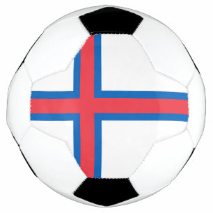 Faroe Islands flag Soccer Ball
