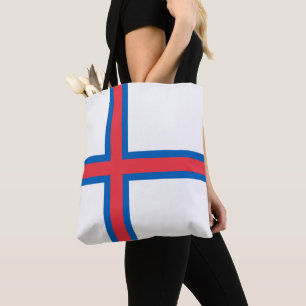 Faroe Islands flag Tote Bag