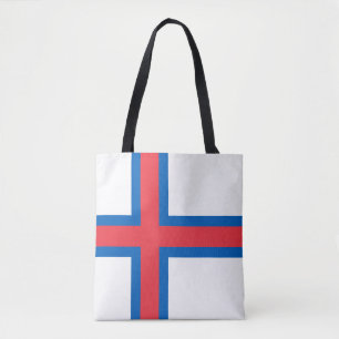 Faroe Islands Flag Tote Bag