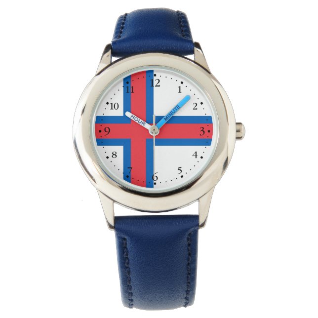 Faroe Islands Flag Watch (Front)