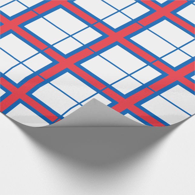 Faroe Islands Flag Wrapping Paper (Corner)