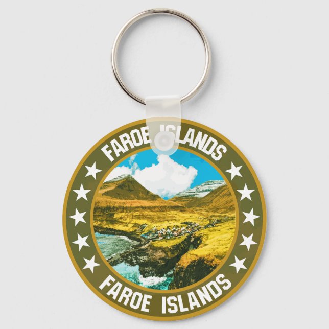 Faroe Islands                                      Key Ring (Front)