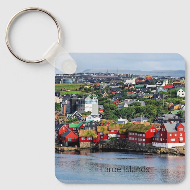 Faroe Islands (Torshavn) Key Ring (Front)