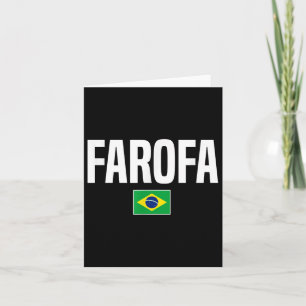 Farofa Brazilian Brazil  Card