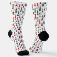 Faróis de Portugal Nautical Crew Socks – Sustainab