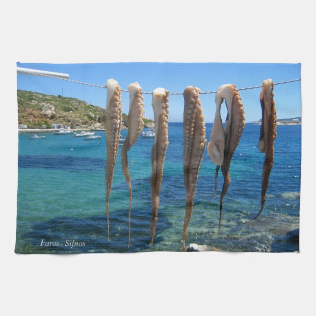 Faros- Sifnos Tea Towel (Horizontal)