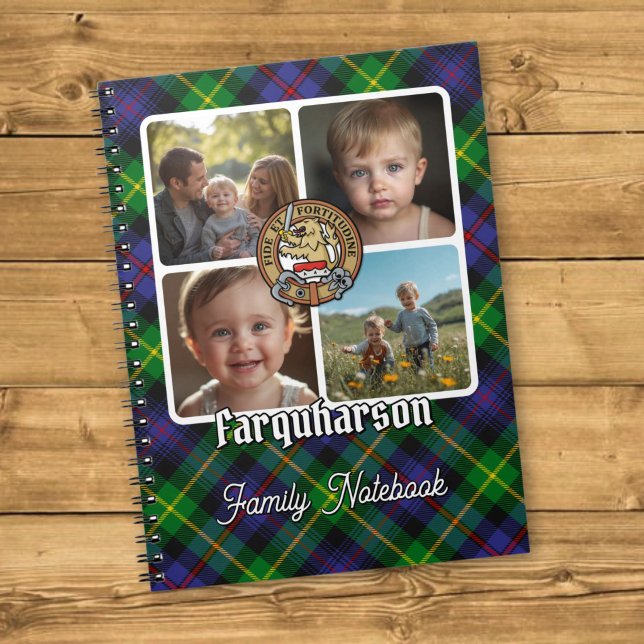 Farquharson Family Photo Collage Notebook (Creator Uploaded)