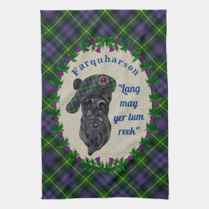Farquharson Scottie Dog Kitchen Towel