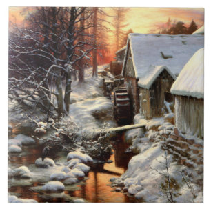 Farquharson - Silence of the Snow Ceramic Tile