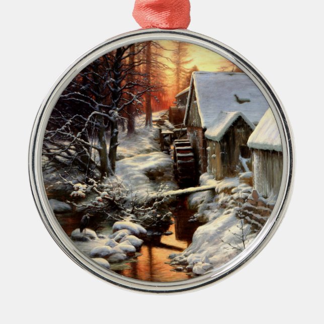 Farquharson - Silence of the Snow  Metal Ornament (Front)