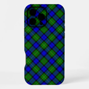 Farquharson tartan blue green plaid iPhone 16 pro max case