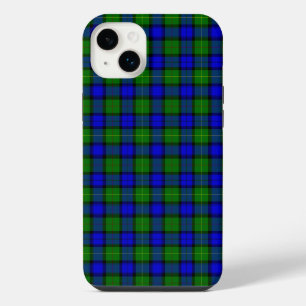 Farquharson tartan blue green plaid iPhone 14 plus case