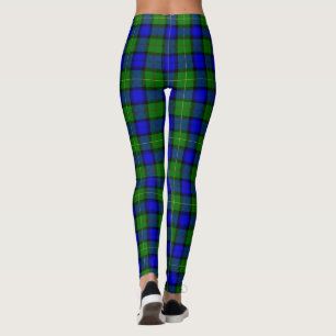 Farquharson tartan plaid leggings