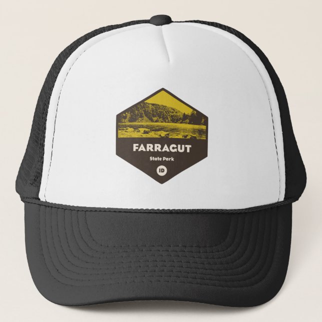 Farragut State Park Idaho Trucker Hat (Front)