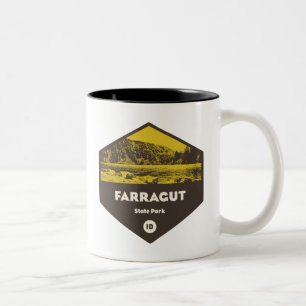 Farragut State Park Idaho Two-Tone Coffee Mug