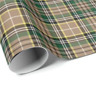 Farrell Clan Tartan Irish Plaid Pattern Wrapping Paper