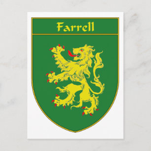 Farrell Coat of Arms/Family Crest Postcard