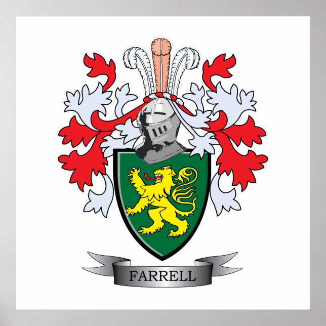 Farrell Coat of Arms Poster (Front)
