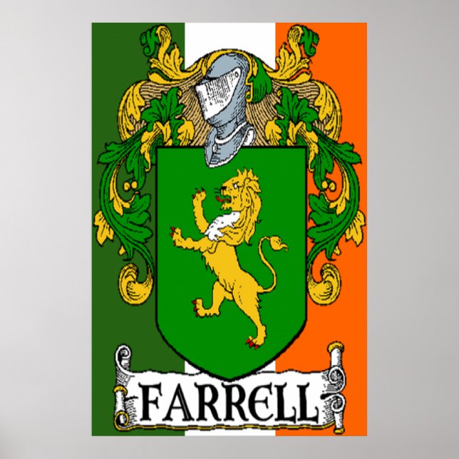 Farrell Coat of Arms Print (Front)