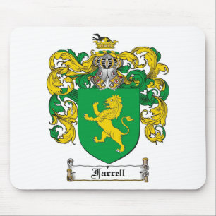 FARRELL FAMILY CREST -  FARRELL COAT OF ARMS MOUSE PAD