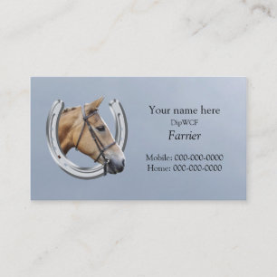 Farrier business card