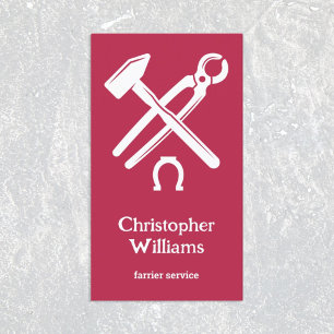 Farrier Business Card