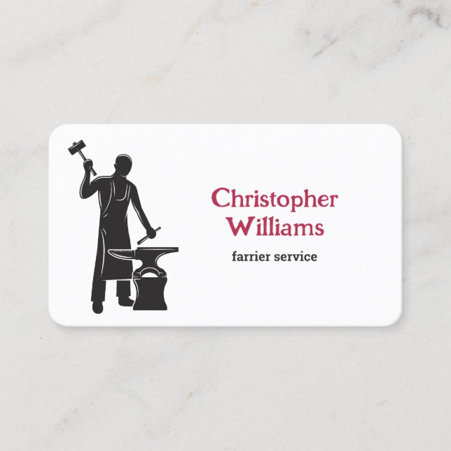 Farrier Business Card (Front)