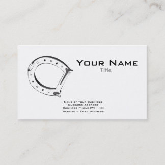 Farrier Business Cards