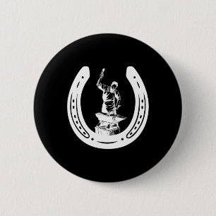 Farrier Horse Scute Ss Cute Ss Blacksmith Horse Lo 6 Cm Round Badge
