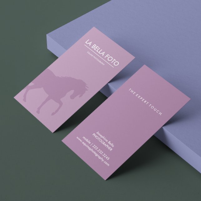 Farrier, horse trainer, equestrian, equine vet business card (Creator Uploaded)