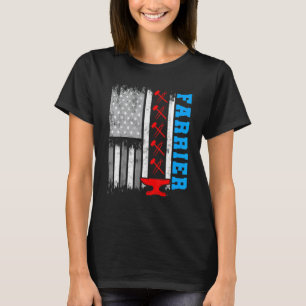 Farrier Horseshoe Hoof Trimming Equine Shoeing 15 T-Shirt