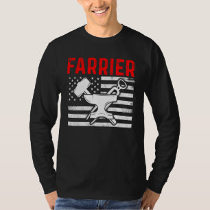Farrier Horseshoe Hoof Trimming Equine Shoeing 21 T-Shirt