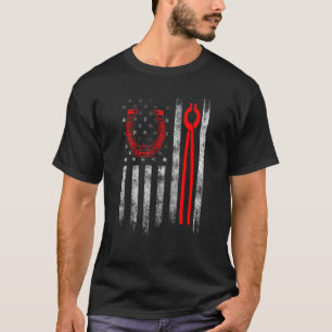 Farrier Horseshoe Hoof Trimming Equine Shoeing 32 T-Shirt