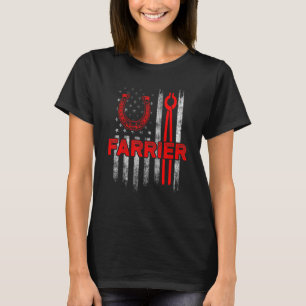 Farrier Horseshoe Hoof Trimming Equine Shoeing 38 T-Shirt