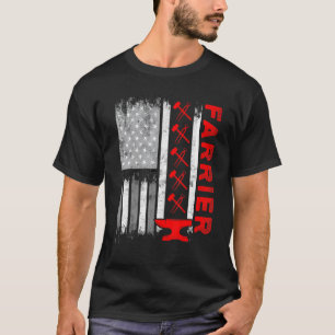 Farrier Horseshoe Hoof Trimming Equine Shoeing _39 T-Shirt