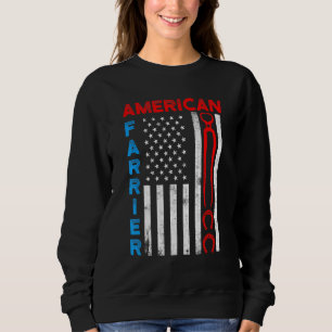 Farrier Horseshoe Hoof Trimming Equine Shoeing 71 Sweatshirt