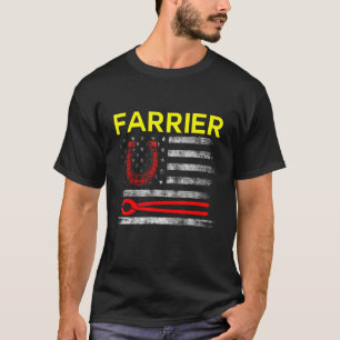 Farrier Horseshoe Hoof Trimming Equine Shoeing 84 T-Shirt