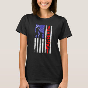 Farrier Horseshoe Hoof Trimming Equine Shoeing T-Shirt