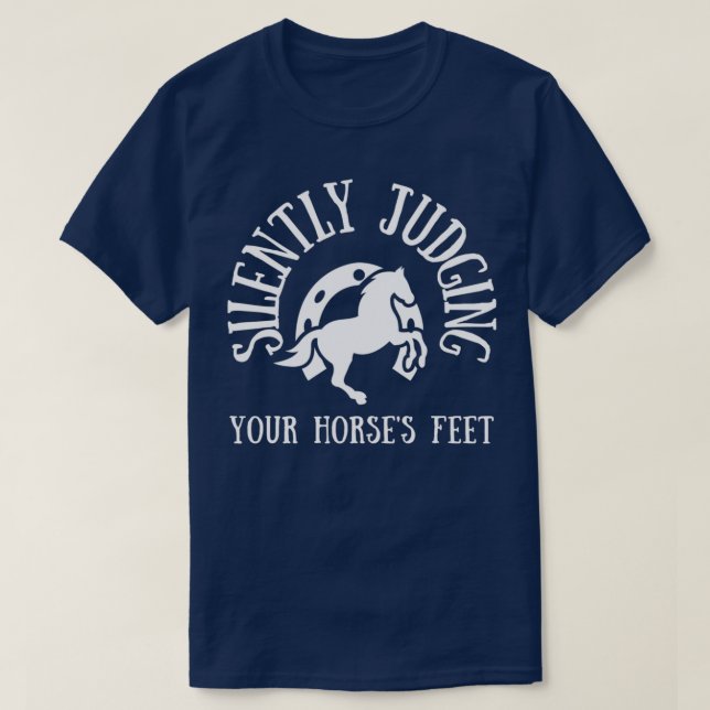 Farrier Horseshoer Horse Blacksmith amp Horse Vete T-Shirt (Design Front)
