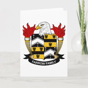 Farrow Family Crest Card
